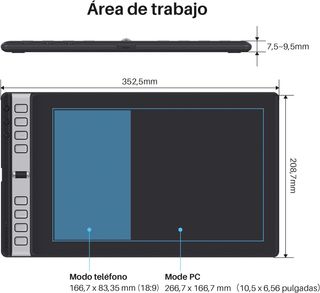 Huion Inspiroy 2 L Tableta Gráfica