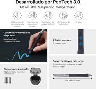 Huion Inspiroy 2 L Tableta Gráfica