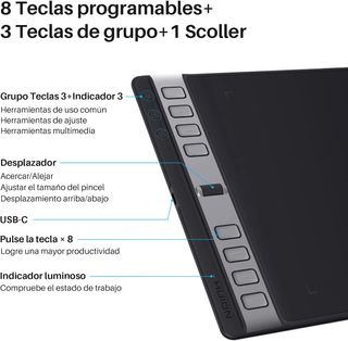Huion Inspiroy 2 L Tableta Gráfica