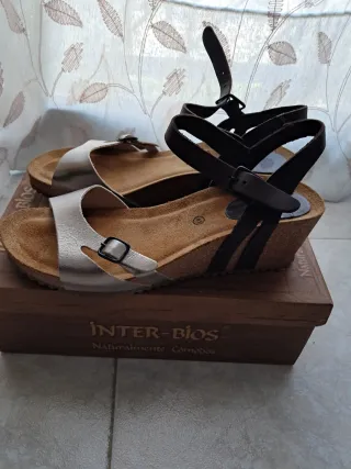 Sandalias cuña Inter-Bios Talla 41