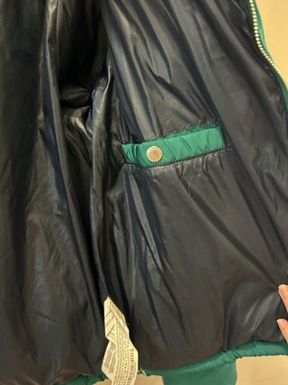 Chaqueta acolchada tricolor Bershka · Talla M ·