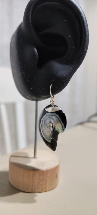 Pendiente Plata Ley Diseño Concha