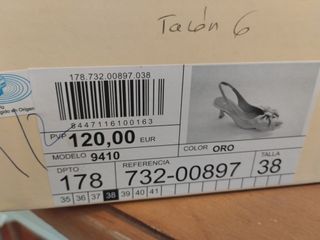 Zapatos de tacón LATOUCHE dorados