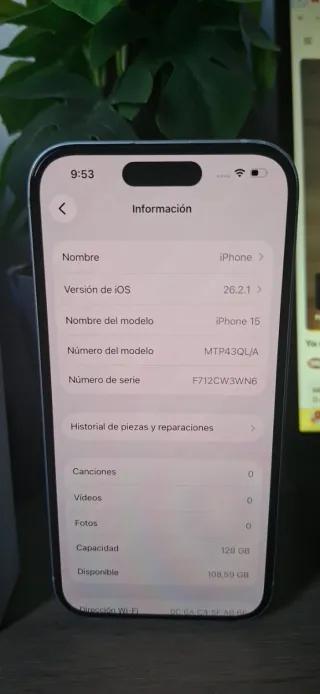 iPhone 15 128GB