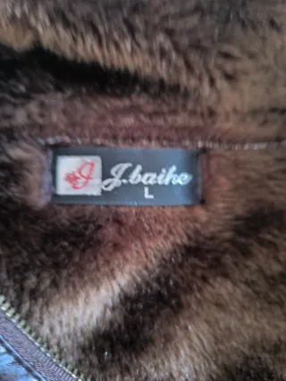 Chaqueta mujer marrón forrada