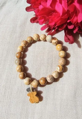 Pulsera Tous Jaspe y Plata