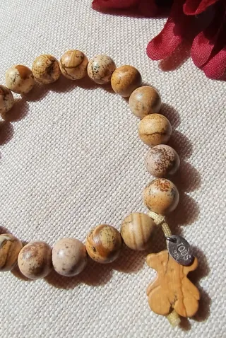 Pulsera Tous Jaspe y Plata