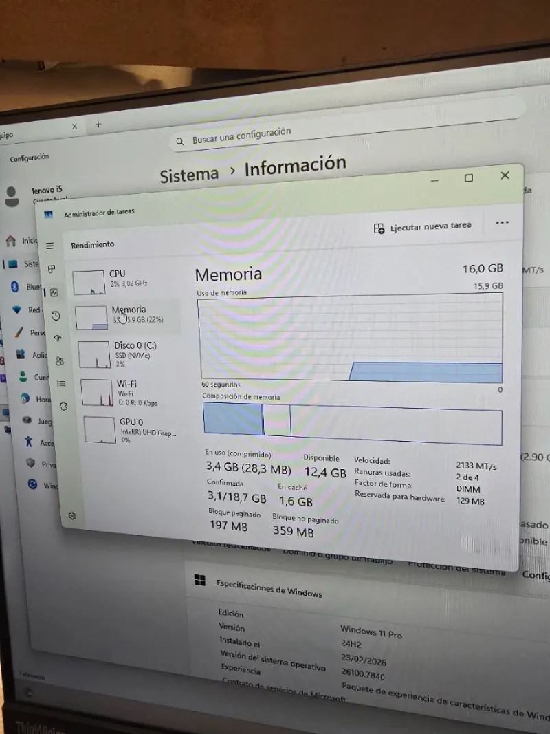 Lenovo M270S Core i5 9° 256GB NVMe 16GB RAM afbeelding 7