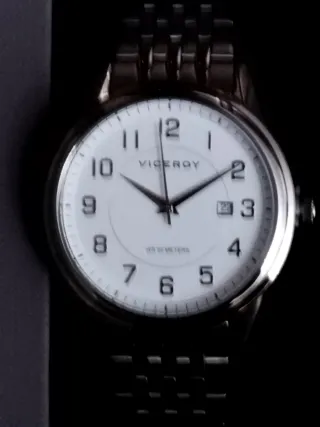 Reloj Viceroy Hombre Plata y Blanco