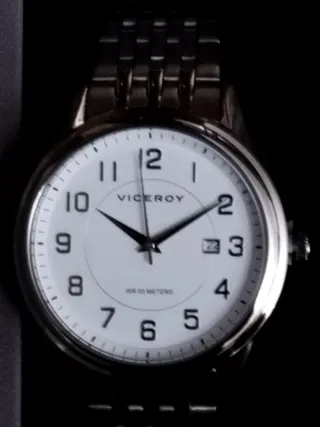 Reloj Viceroy Hombre Plata y Blanco