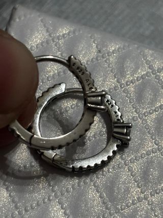 Aros Pandora Plata Brillantes