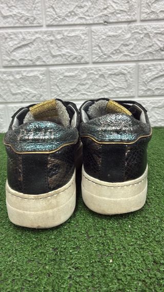 Scarpe P448 Donna Nero Oro