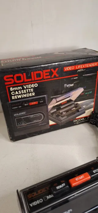 Rebobinadora Sólidex 8mm Video Cassette