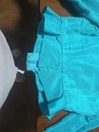 Corpiño fallera siglo XVIII azul