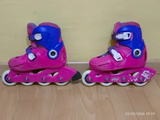 Patines Oxelo Play 3 Rosa/Morado Talla 30-32