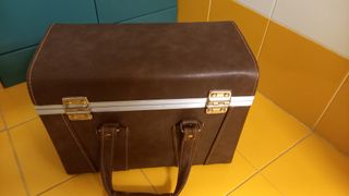 Valigetta vintage per attrezzatura fotografica