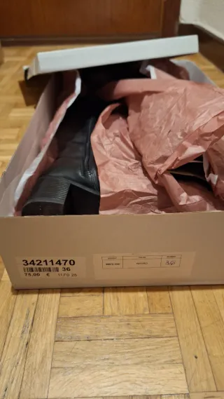 Botas altas negras mujer