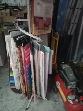 Perchero Muestrario Tapicería