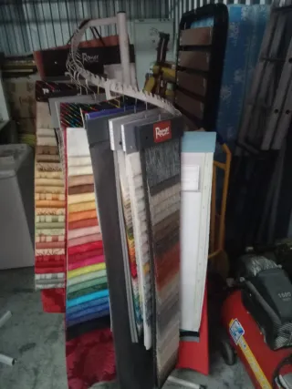 Perchero Muestrario Tapicería