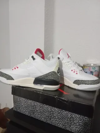 Jordan 3 Gris Blanco