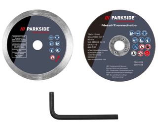 Mini amoladora parkside performance