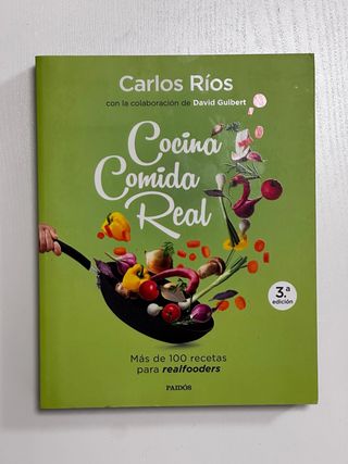 Carlos Ríos. Cocina comida real. Nuevo.