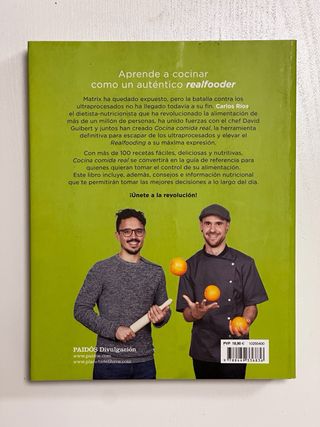Carlos Ríos. Cocina comida real. Nuevo.