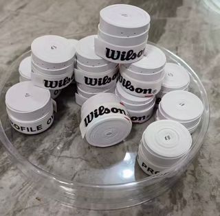 Pack 45 overgrip Wilson perforadas blancas