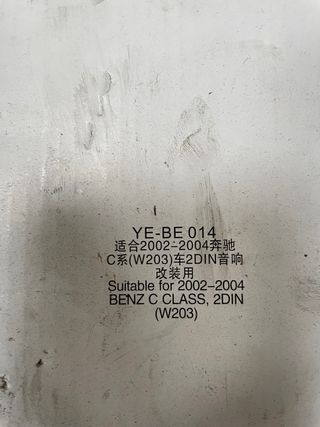 Marco Radio 2DIN Mercedes C W203