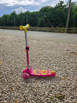 Patinete infantil 3 ruedas rosa