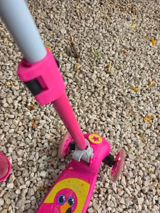 Patinete infantil 3 ruedas rosa