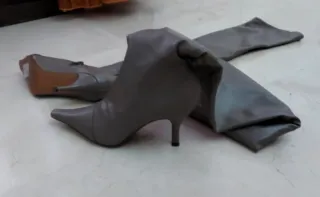 Botas mosqueteras de piel