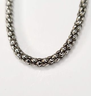 Pulsera fina cordón acero inoxidable