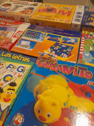 Lote de 9 juegos de mesa infantiles