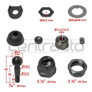JG.REPARAÇÃO SUSP.SUPERIOR AUSTIN MARINA 1971-97