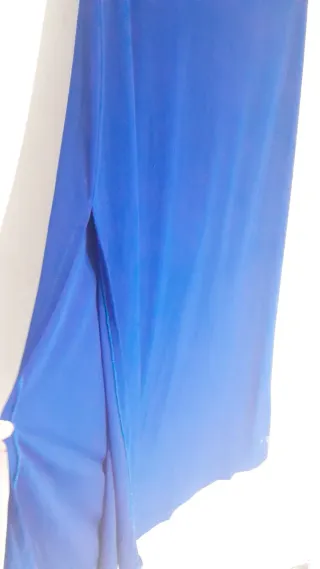 Vestito lungo elegante blu