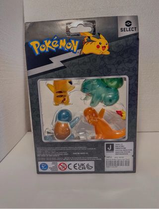 Pokémon Select Figuras Translucidas 4 Pack