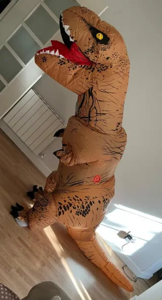 Disfraz T-Rex inflable