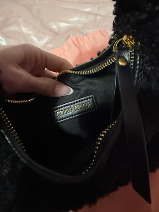 Bolso Negro Borreguito