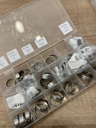 36 Anillos Acero Inoxidable