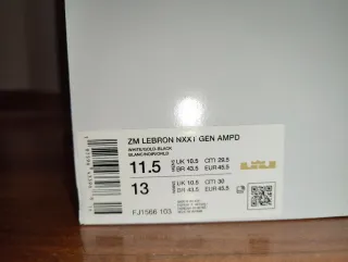 Nike LeBron NXXT Gen AMPD Nuevas Talla 45.5