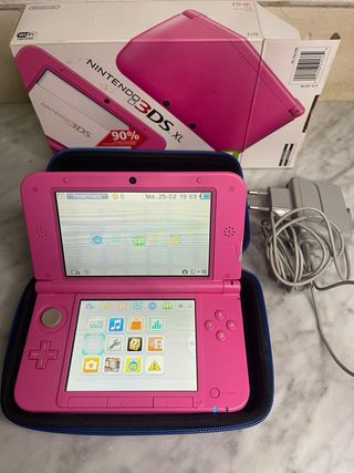 Nintendo 3DS XL Rosa - Completa con scatola e accessori