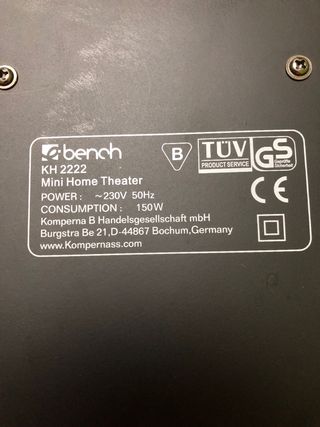 Subwoofer Bench KH 2222 Mini Home Theater
