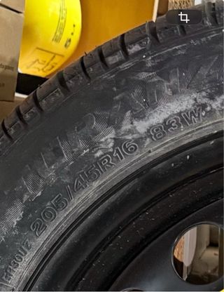 Rueda de repuesto temporal 205/45R16