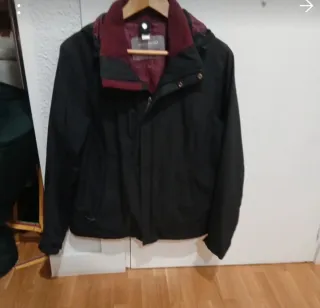 Anorak Quechua Mujer Negro y Morado