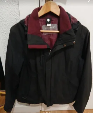 Anorak Quechua Mujer Negro y Morado