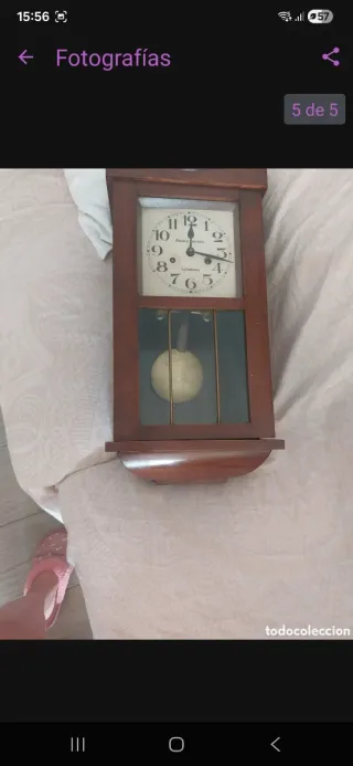 Reloj de pared Antonio Ferreira antiguo