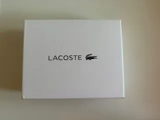Billetera Lacoste Chantaco Piel Negra Cremallera