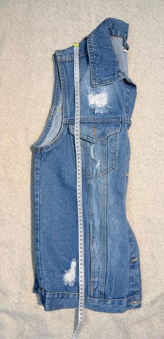 Chaleco vaquero vintage Stradivarius