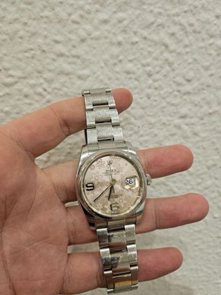 Rolex Datejust 36mm Esfera Floral Rosa